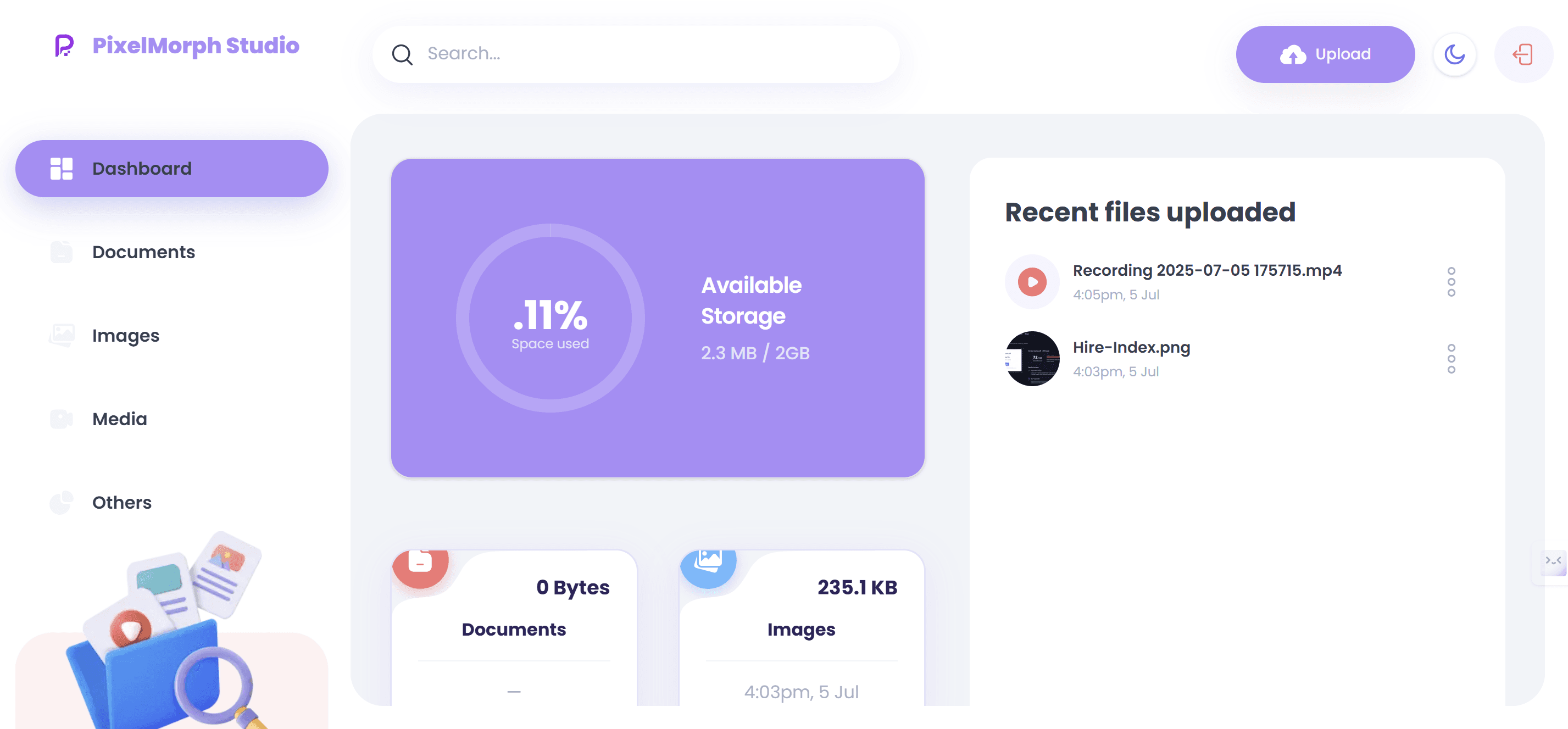 PixelMorph Studio - Web Cloud for Secure Media Access