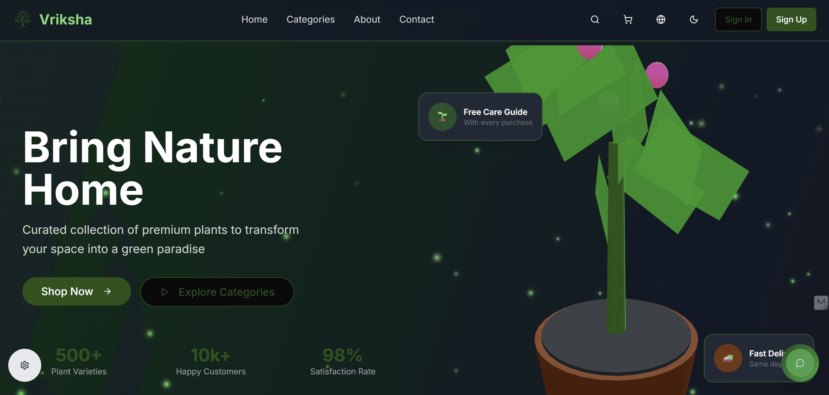 Vriksha - A Curated Plant Store